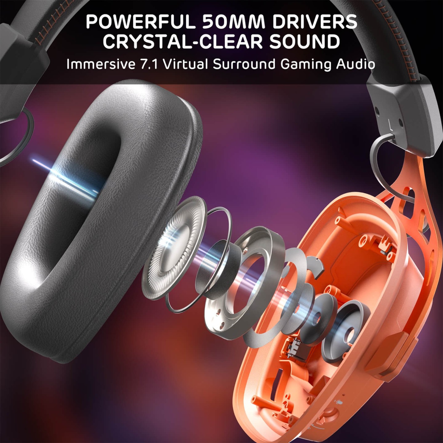 Royal Kludge HG103 PRO – casque gaming sans fil RGB