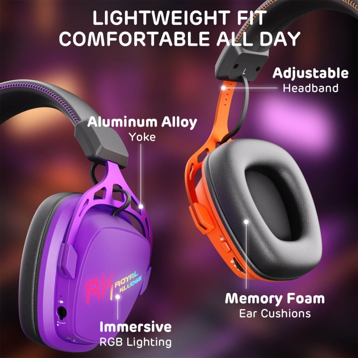 Royal Kludge HG103 PRO – casque gaming sans fil RGB