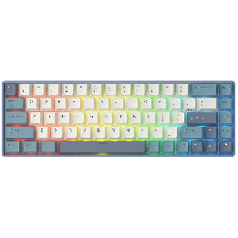 Royal Kludge RK68 – Clavier mécanique sans fil 65 %, édition Color-Block