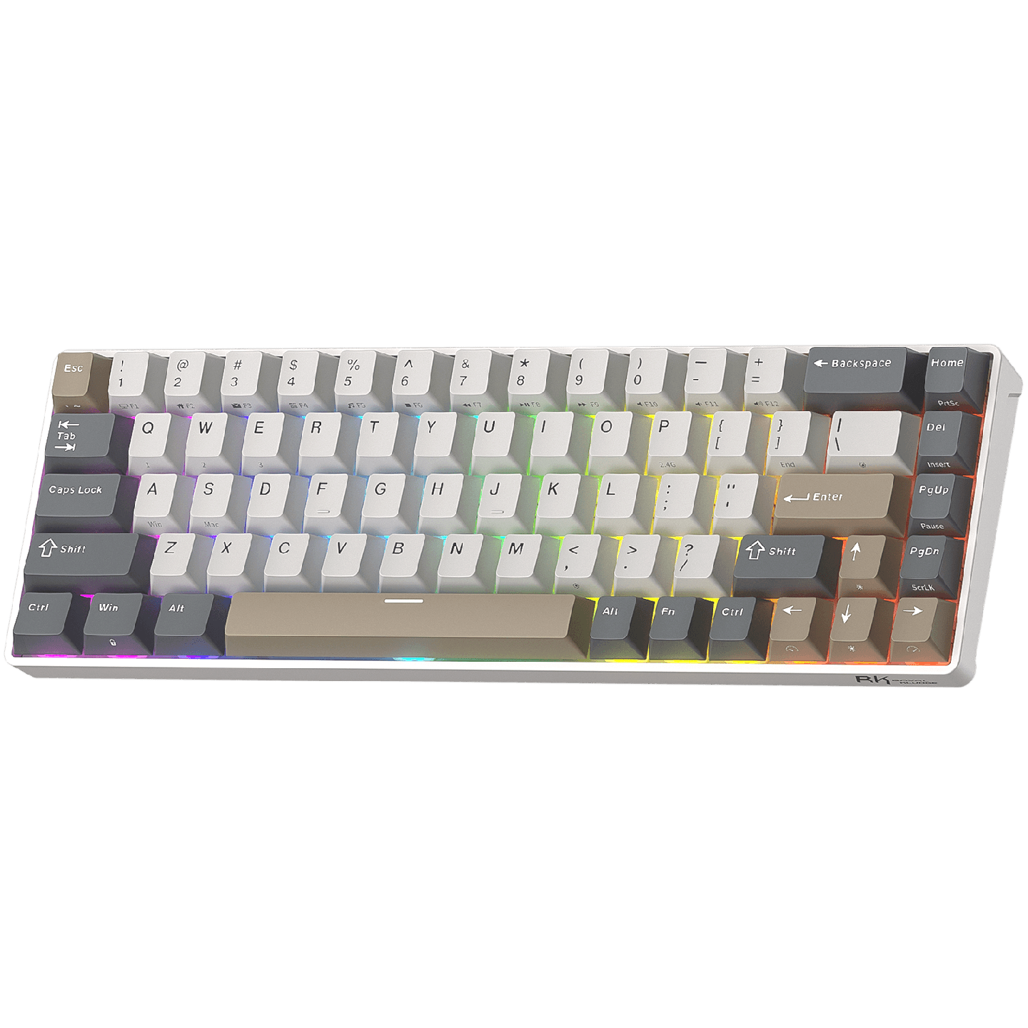Royal Kludge RK68 – Clavier mécanique sans fil 65 %, édition Color-Block