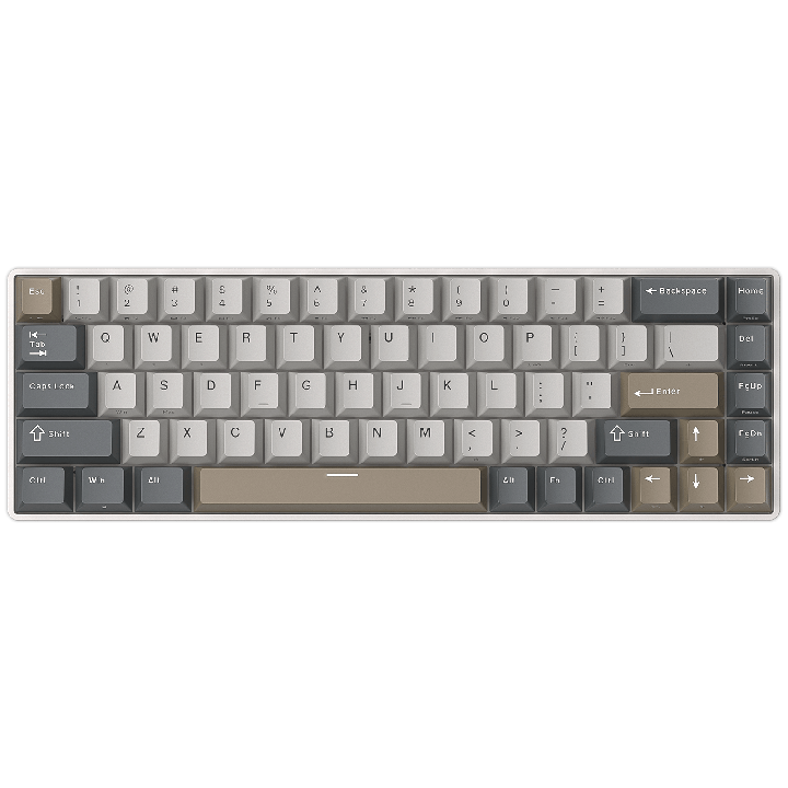Royal Kludge RK68 – Clavier mécanique sans fil 65 %, édition Color-Block