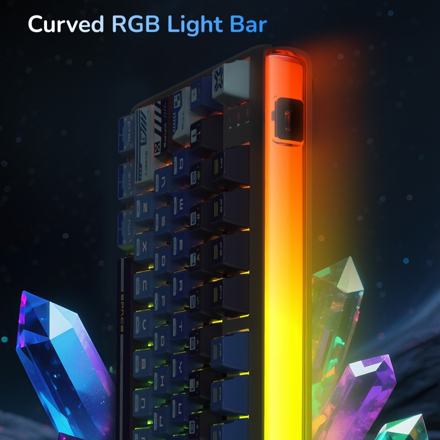 Royal Kludge R99 – Clavier mécanique gaming sans fil full size RGB
