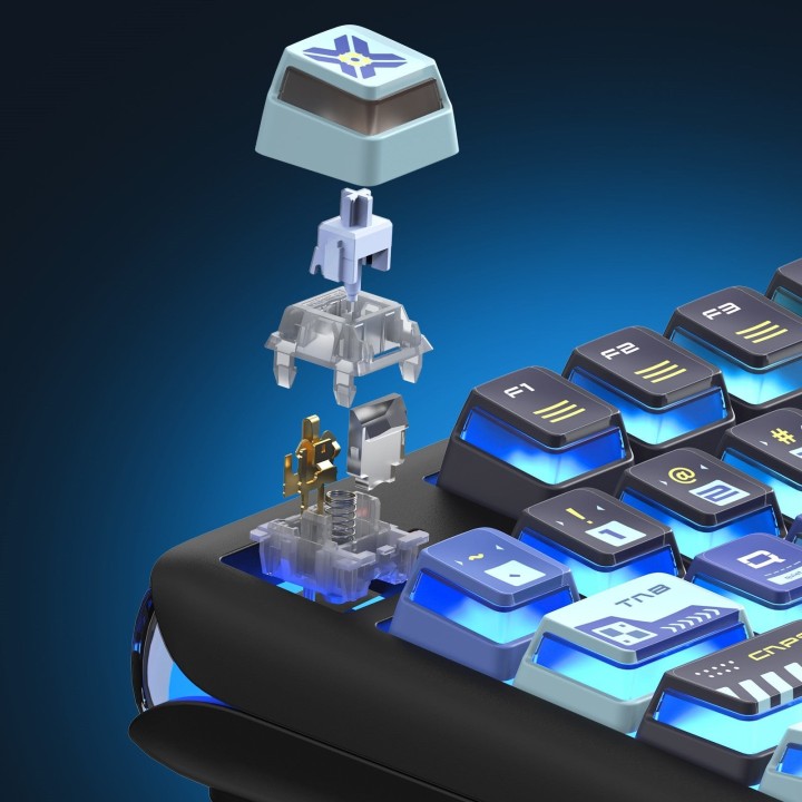 Royal Kludge R99 – Clavier mécanique gaming sans fil full size RGB