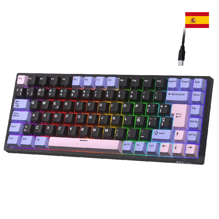 Royal Kludge RK84 – Clavier mécanique gaming 75 % RGB, édition limitée