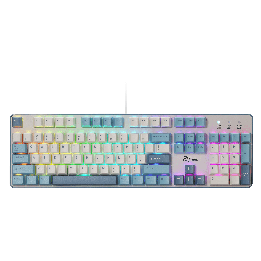 Royal Kludge RK920 – Clavier mécanique full size filaire, édition Color-Block