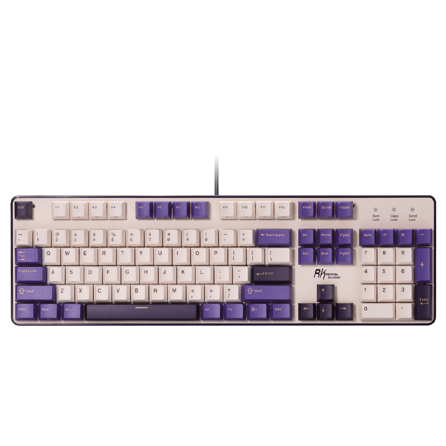 Royal Kludge RK920 – Clavier mécanique full size filaire, édition Color-Block