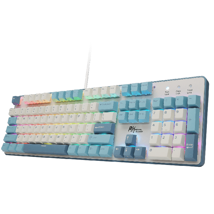 Royal Kludge RK920 – Clavier mécanique full size filaire, édition Color-Block