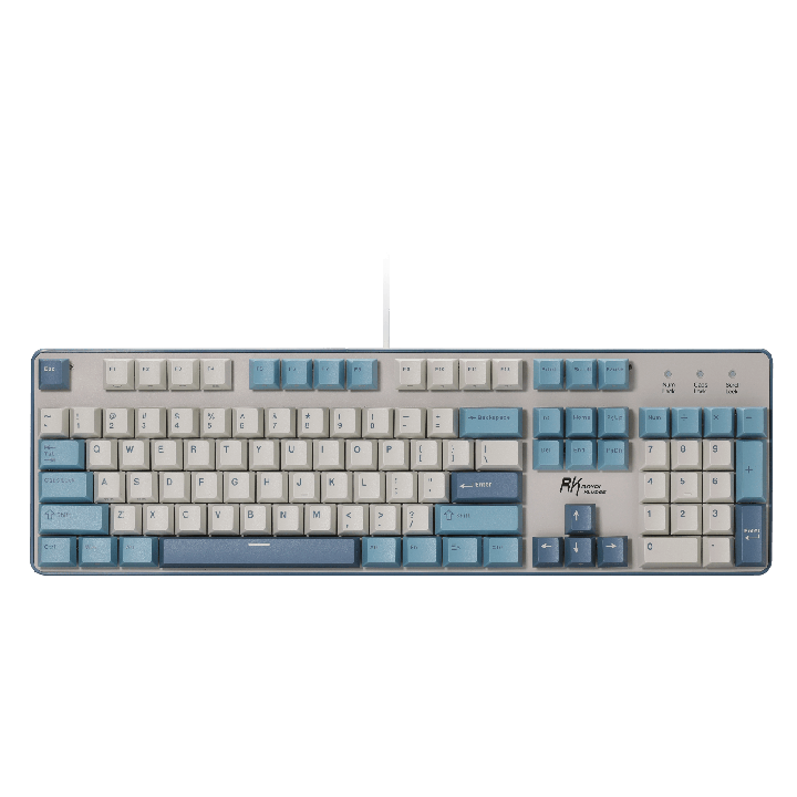 Royal Kludge RK920 – Clavier mécanique full size filaire, édition Color-Block