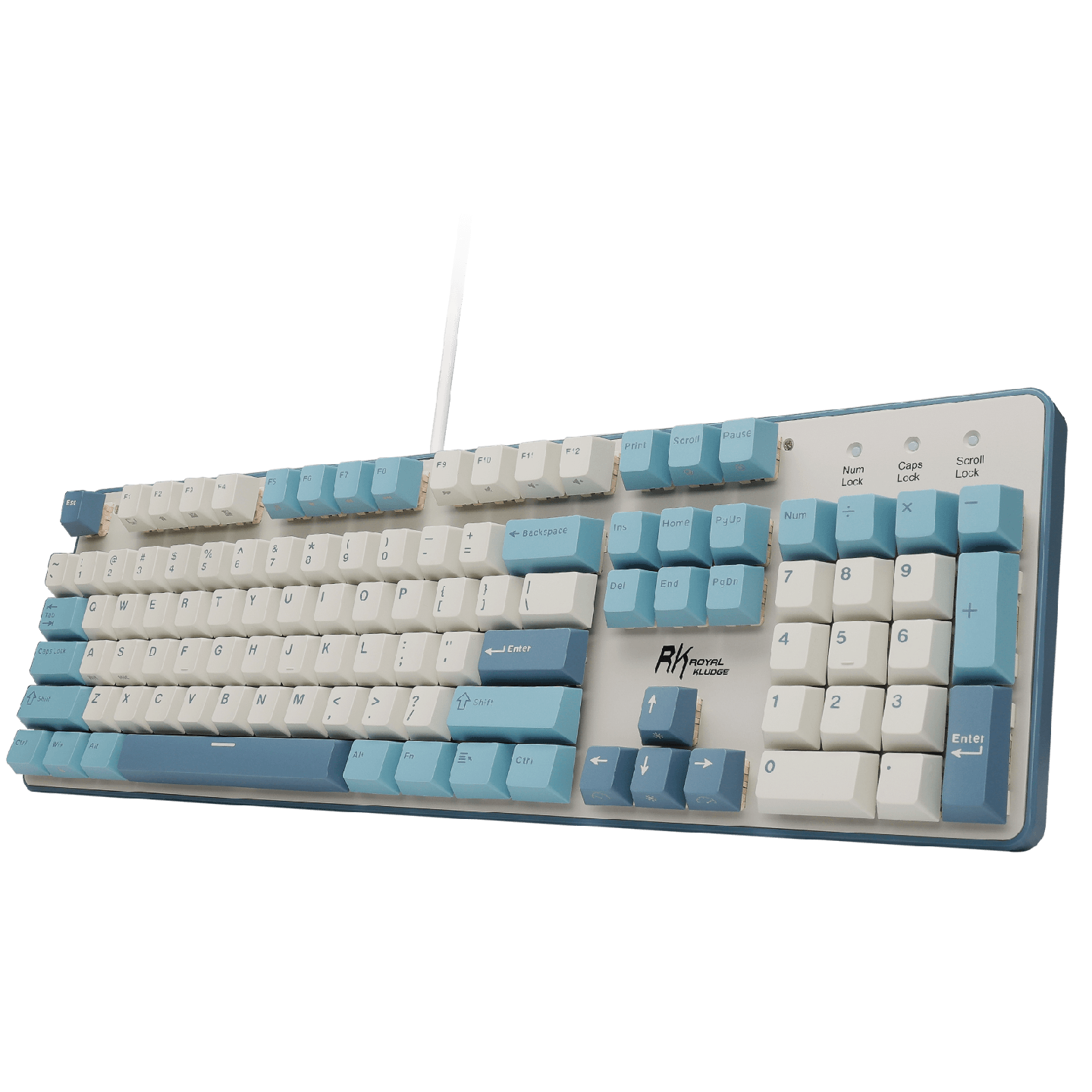 Royal Kludge RK920 – Clavier mécanique full size filaire, édition Color-Block