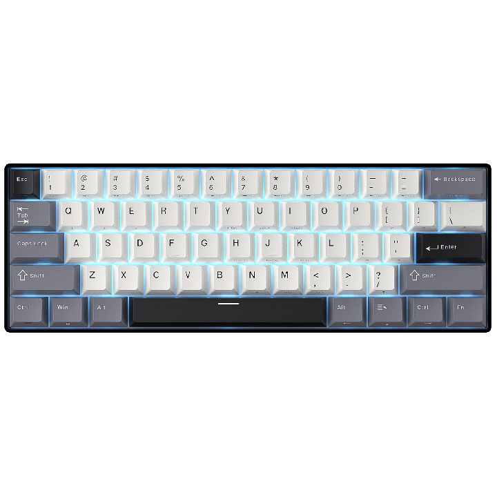 Royal Kludge RK61 – clavier mécanique sans fil 60 % (édition Color-Block)