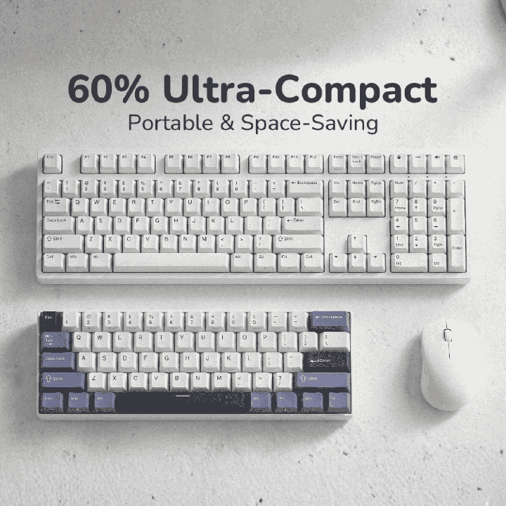 Royal Kludge RK61 – clavier mécanique sans fil 60 % (édition Color-Block)
