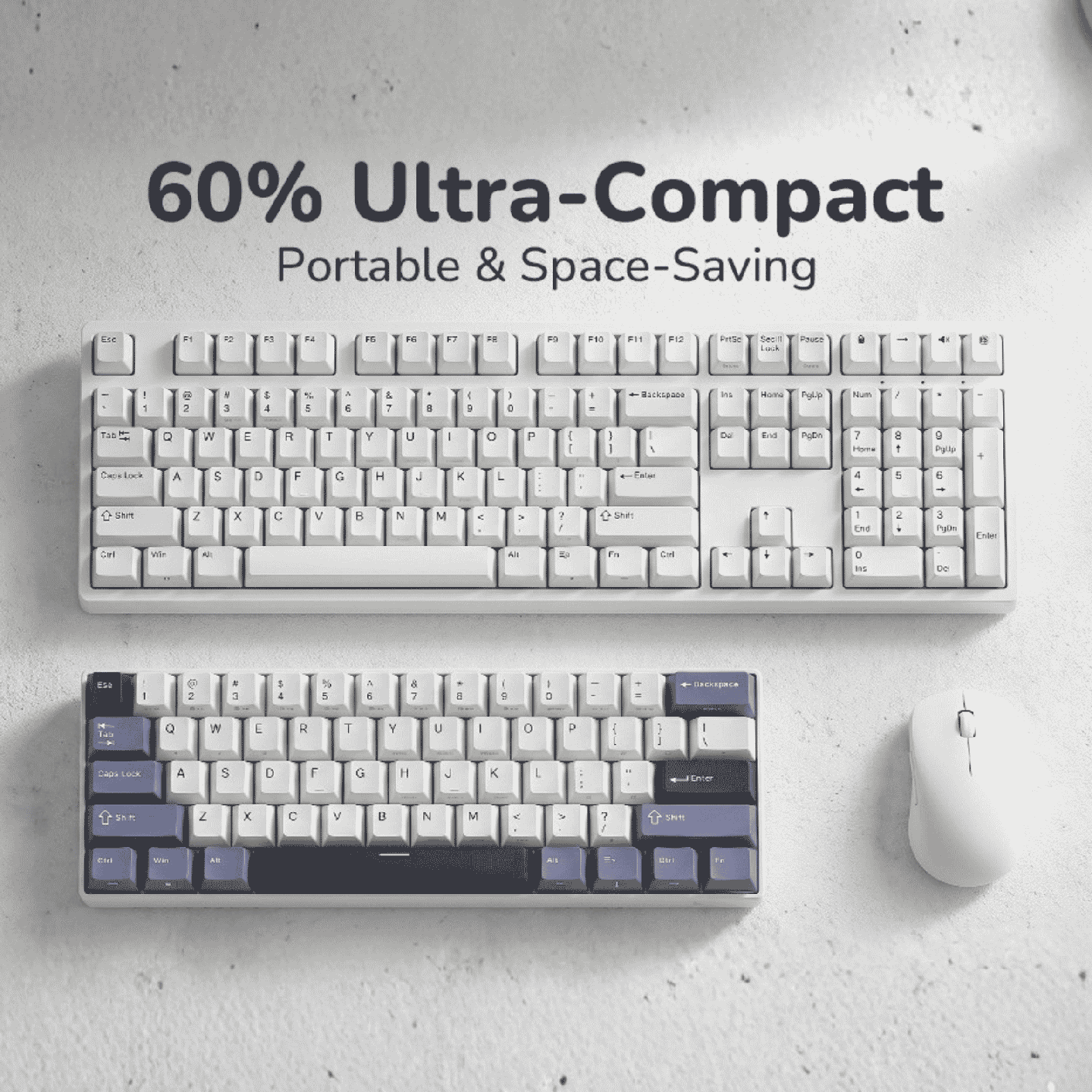 Royal Kludge RK61 – clavier mécanique sans fil 60 % (édition Color-Block)