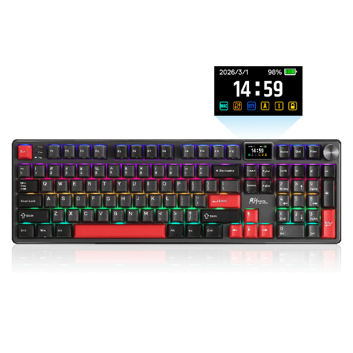 Royal Kludge S104 – clavier mécanique sans fil full size (104 touches)