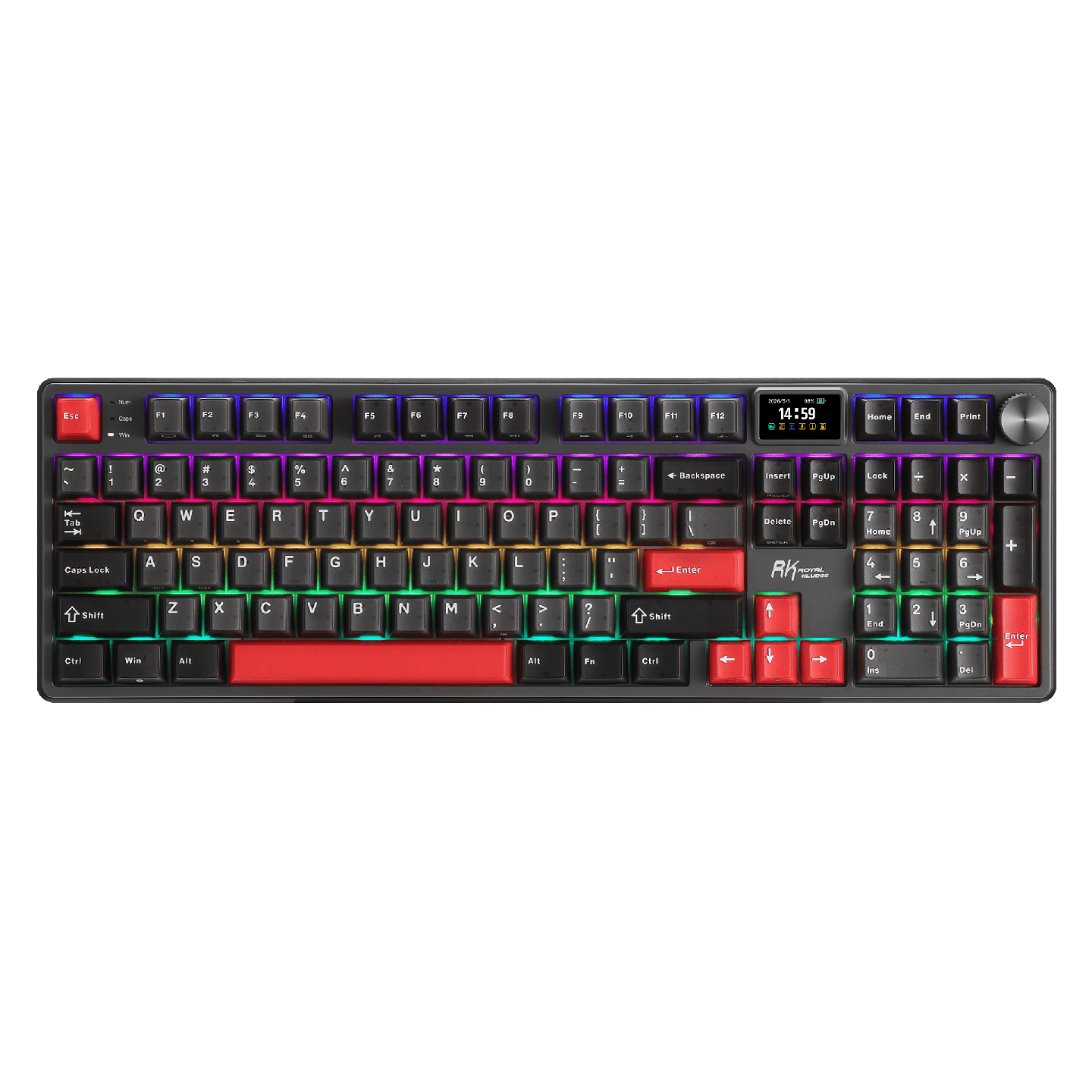 Royal Kludge S104 – clavier mécanique sans fil full size (104 touches)