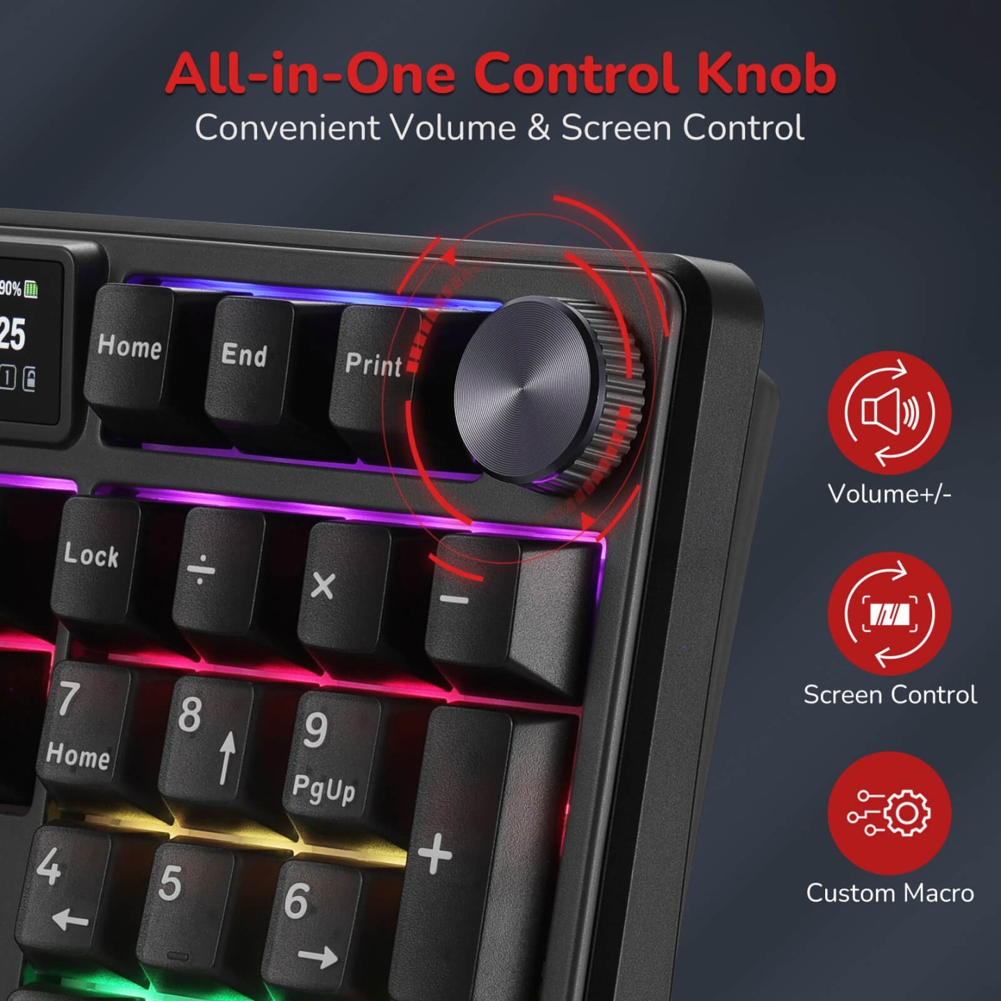 Royal Kludge S104 – clavier mécanique sans fil full size (104 touches)