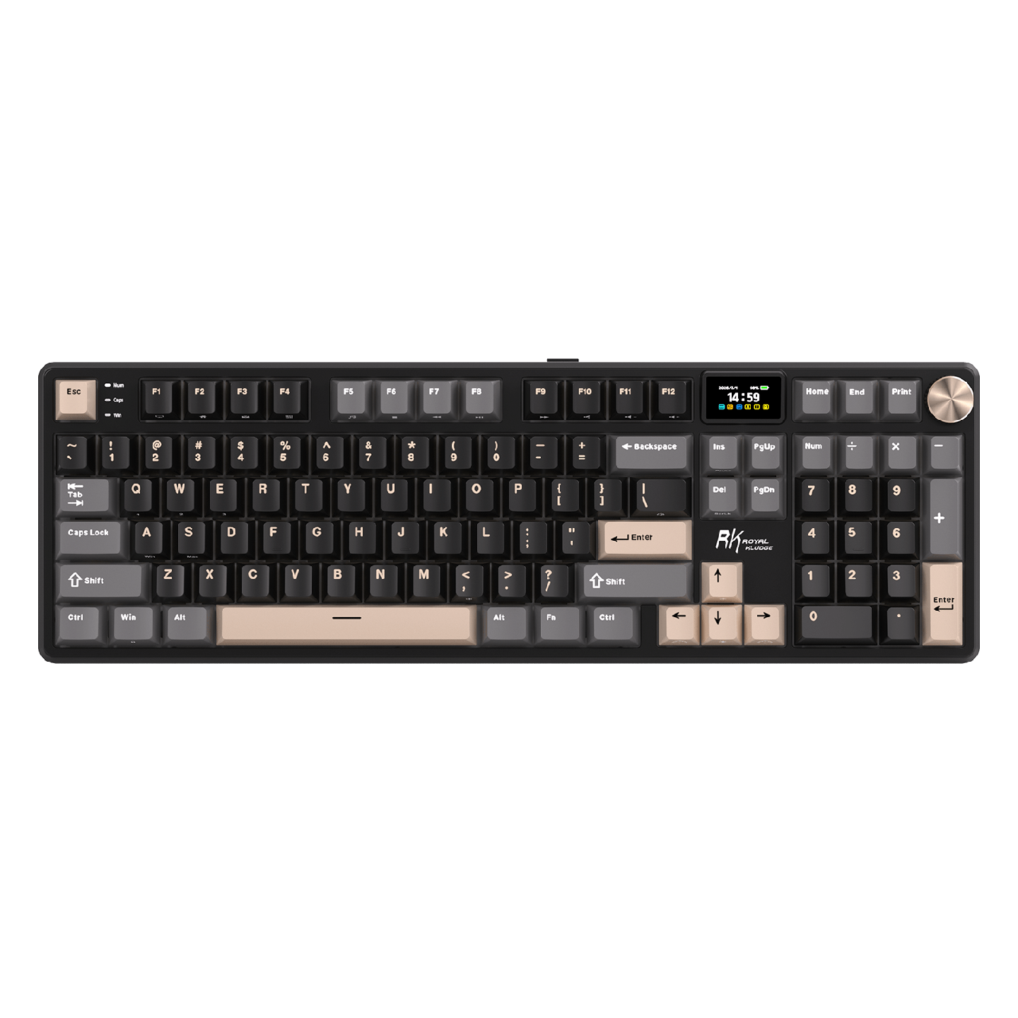 Royal Kludge S104 – clavier mécanique sans fil full size (104 touches)