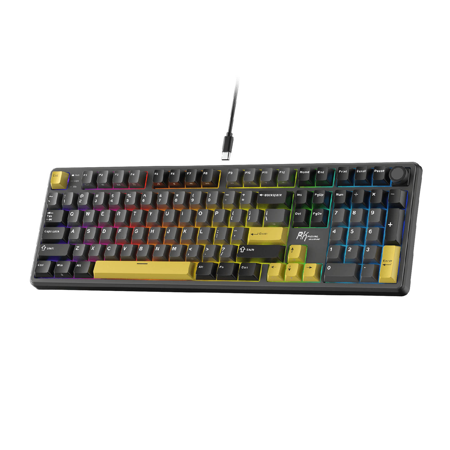 Royal Kludge X104 – Clavier mécanique gaming filaire full size (104 touches)