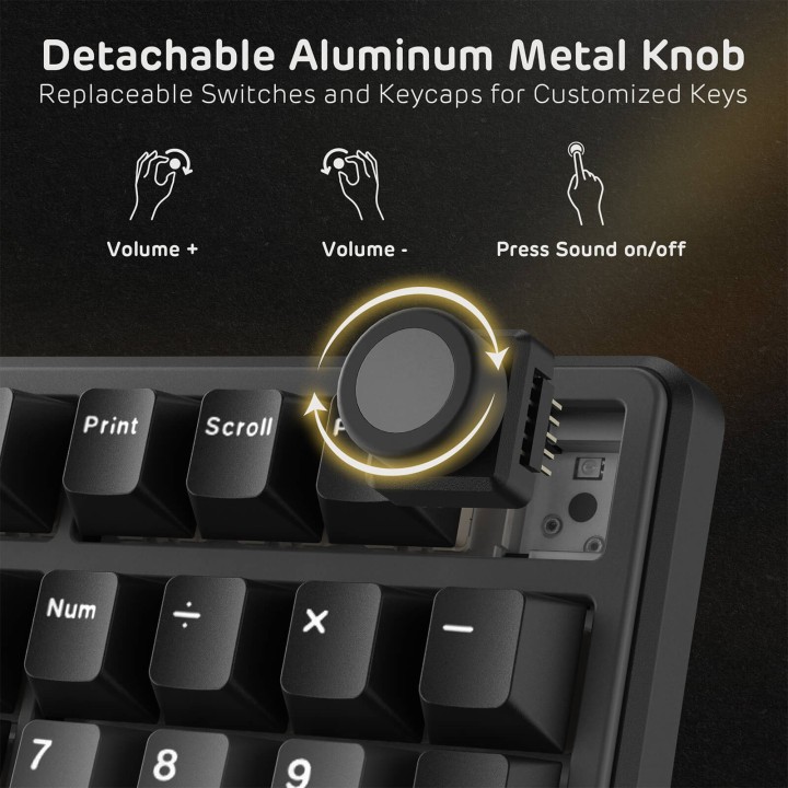 Royal Kludge X104 – Clavier mécanique gaming filaire full size (104 touches)