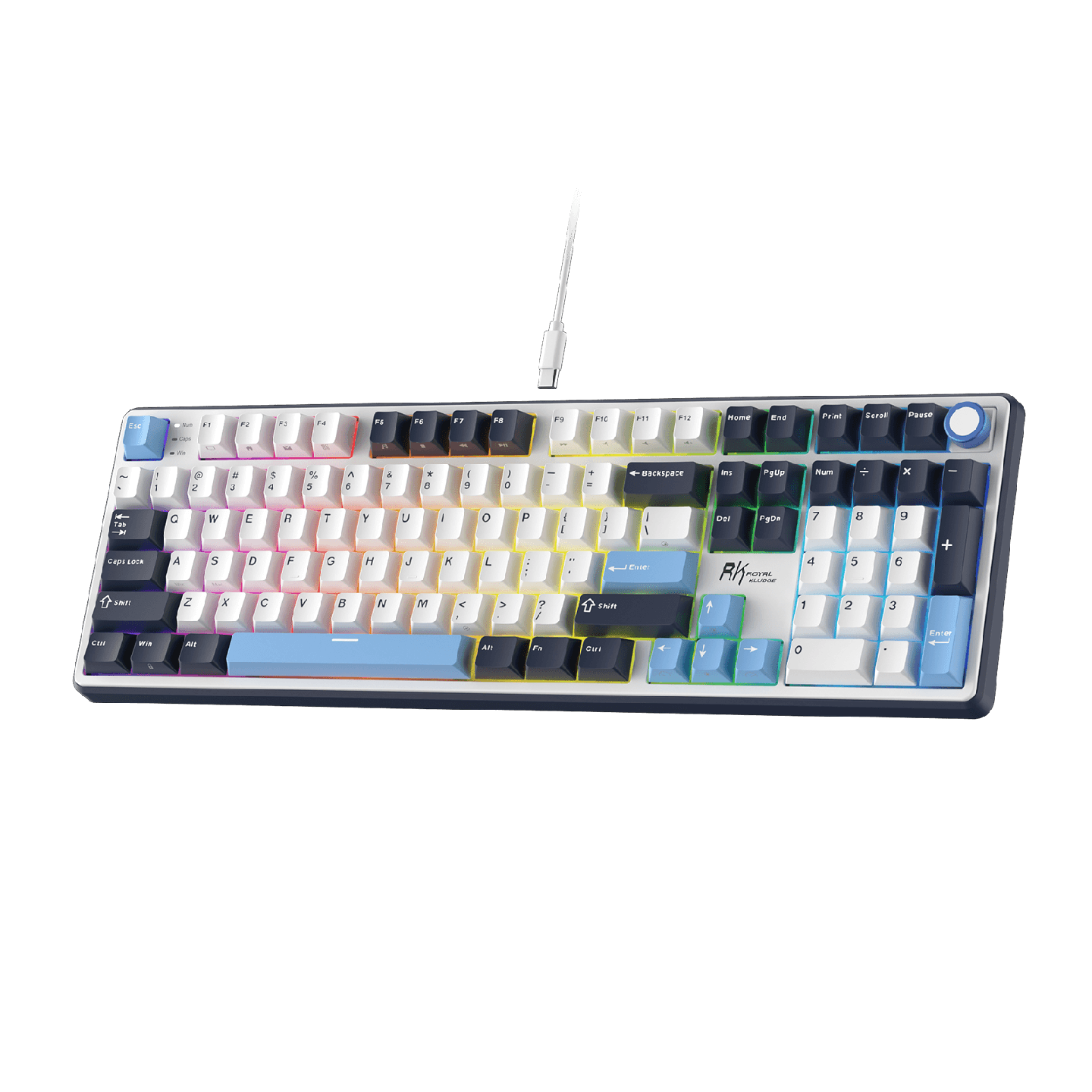 Royal Kludge X104 – Clavier mécanique gaming filaire full size (104 touches)