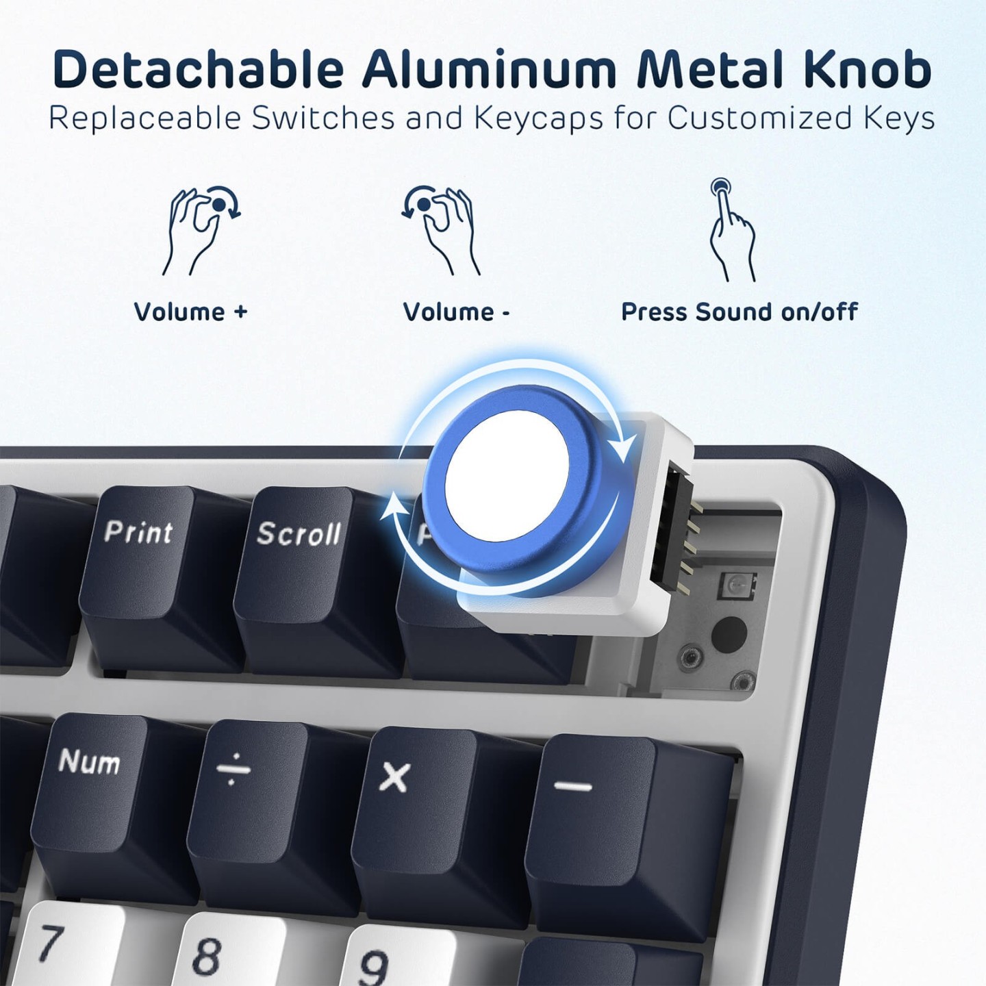 Royal Kludge X104 – Clavier mécanique gaming filaire full size (104 touches)