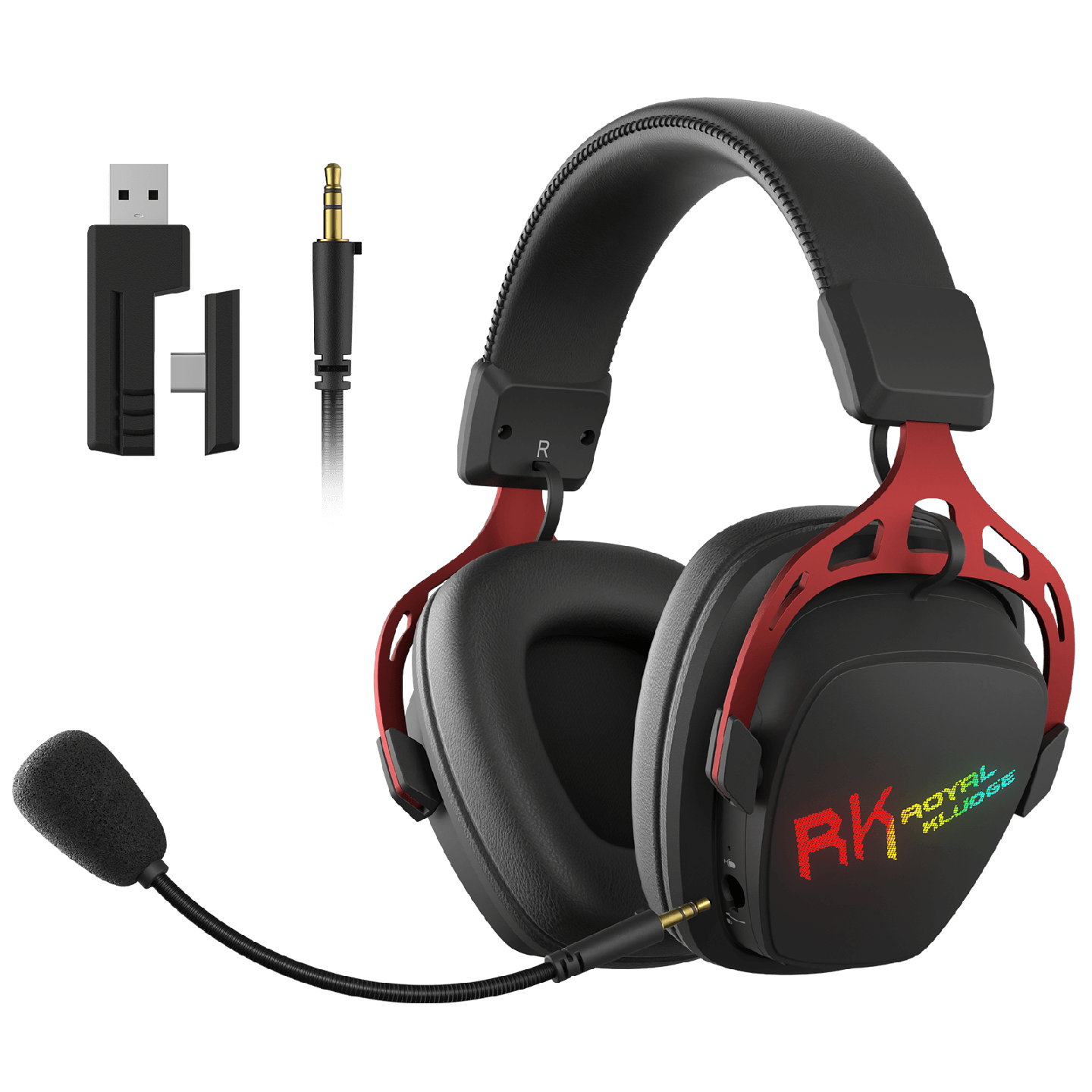 Royal Kludge HG103 – Casque gaming sans fil RGB
