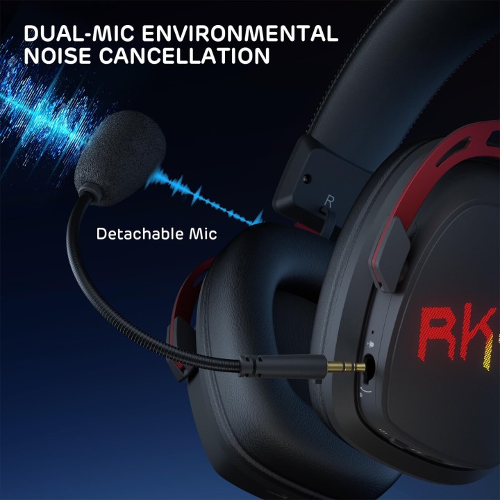 Royal Kludge HG103 – Casque gaming sans fil RGB