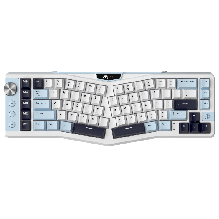 Royal Kludge A72 – Clavier mécanique ergonomique Alice 68 % tri-mode