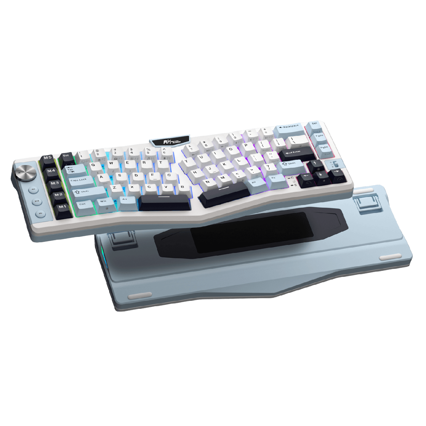 Royal Kludge A72 – Clavier mécanique ergonomique Alice 68 % tri-mode