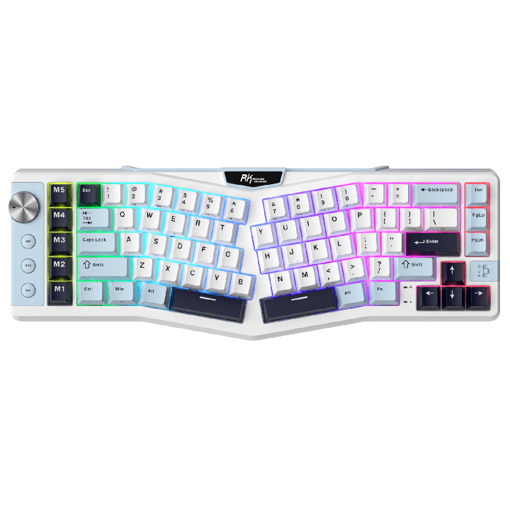 Royal Kludge A72 – Clavier mécanique ergonomique Alice 68 % tri-mode