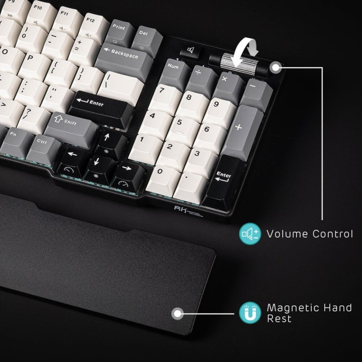 Royal Kludge C96 – clavier gaming 96 % à switches magnétiques effet Hall