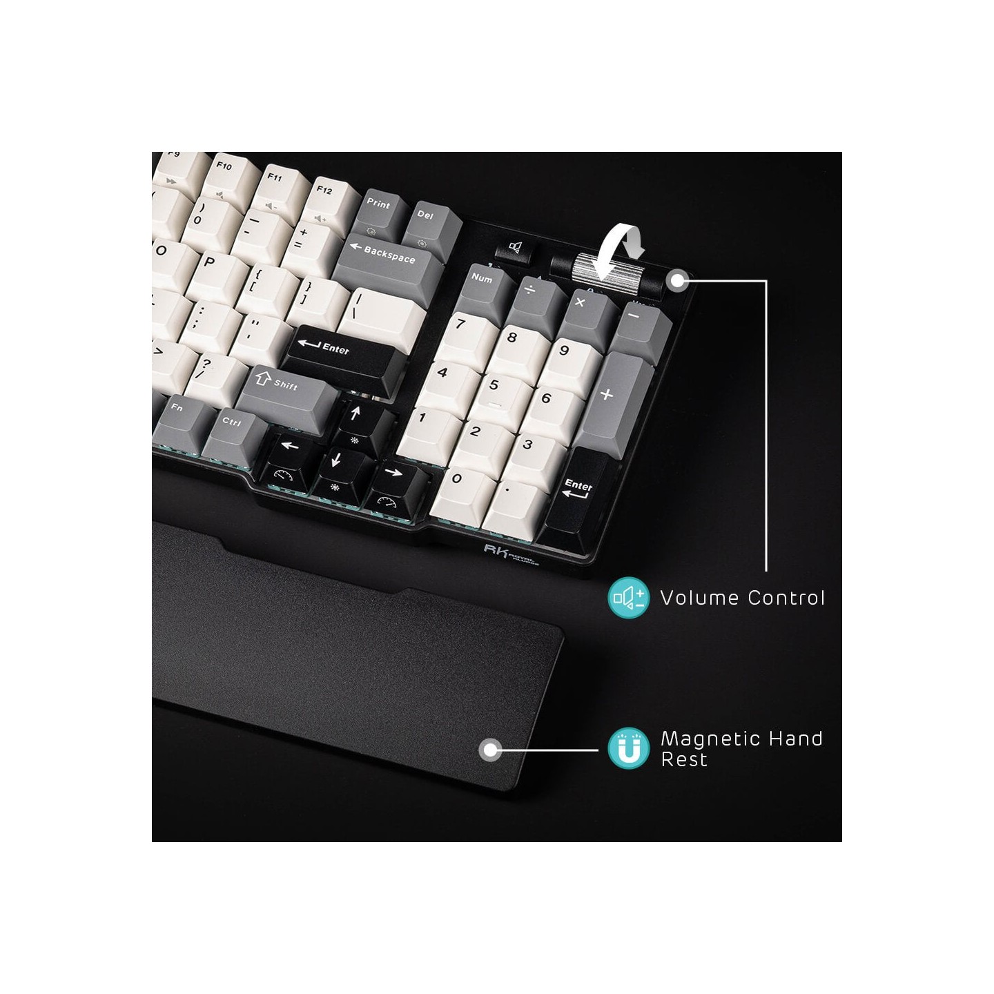Royal Kludge C96 – clavier gaming 96 % à switches magnétiques effet Hall