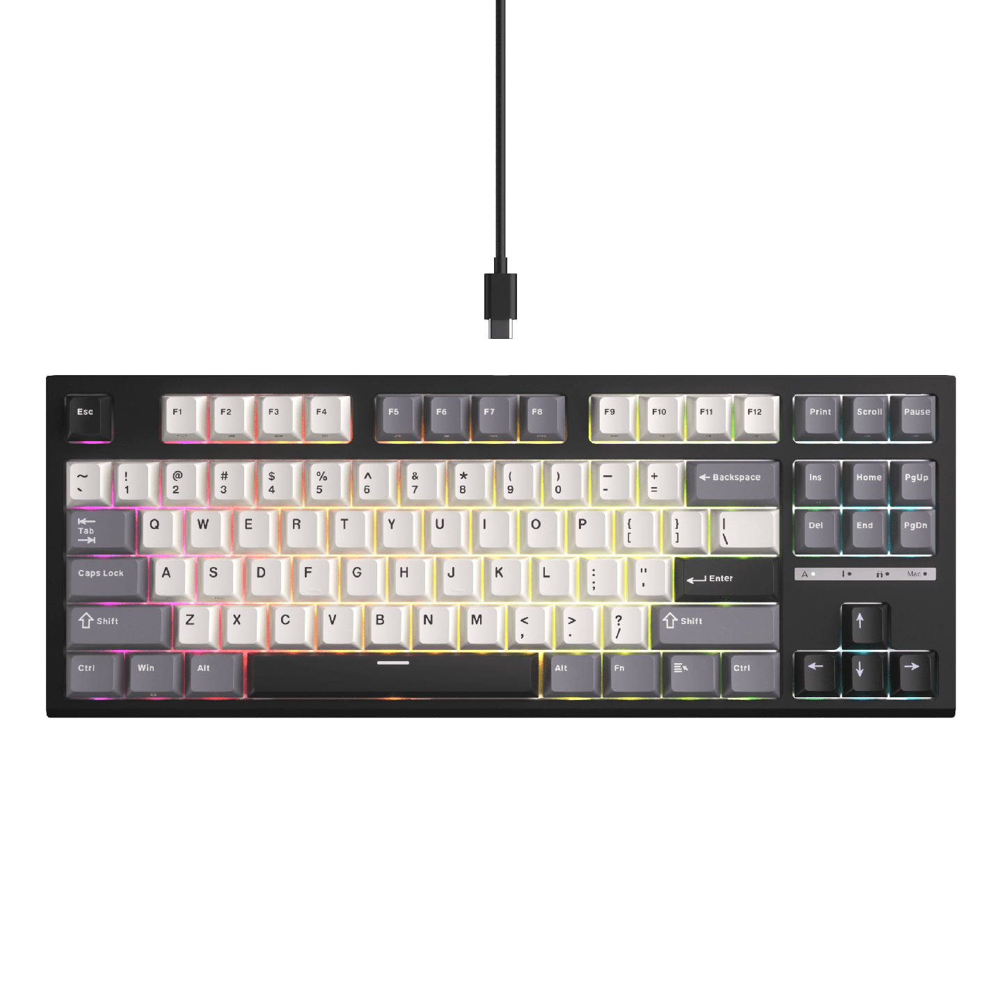 Royal Kludge C87 – Clavier gaming magnétique à effet Hall TKL (80 %)