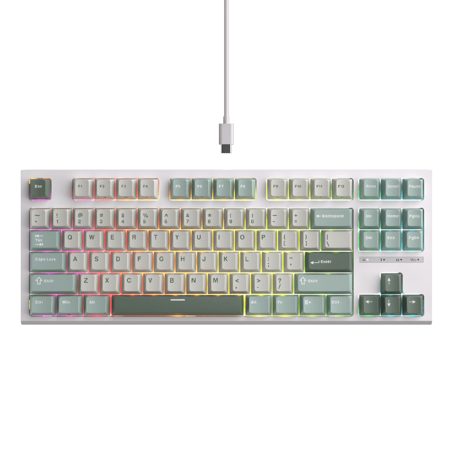 Royal Kludge C87 – Clavier gaming magnétique à effet Hall TKL (80 %)