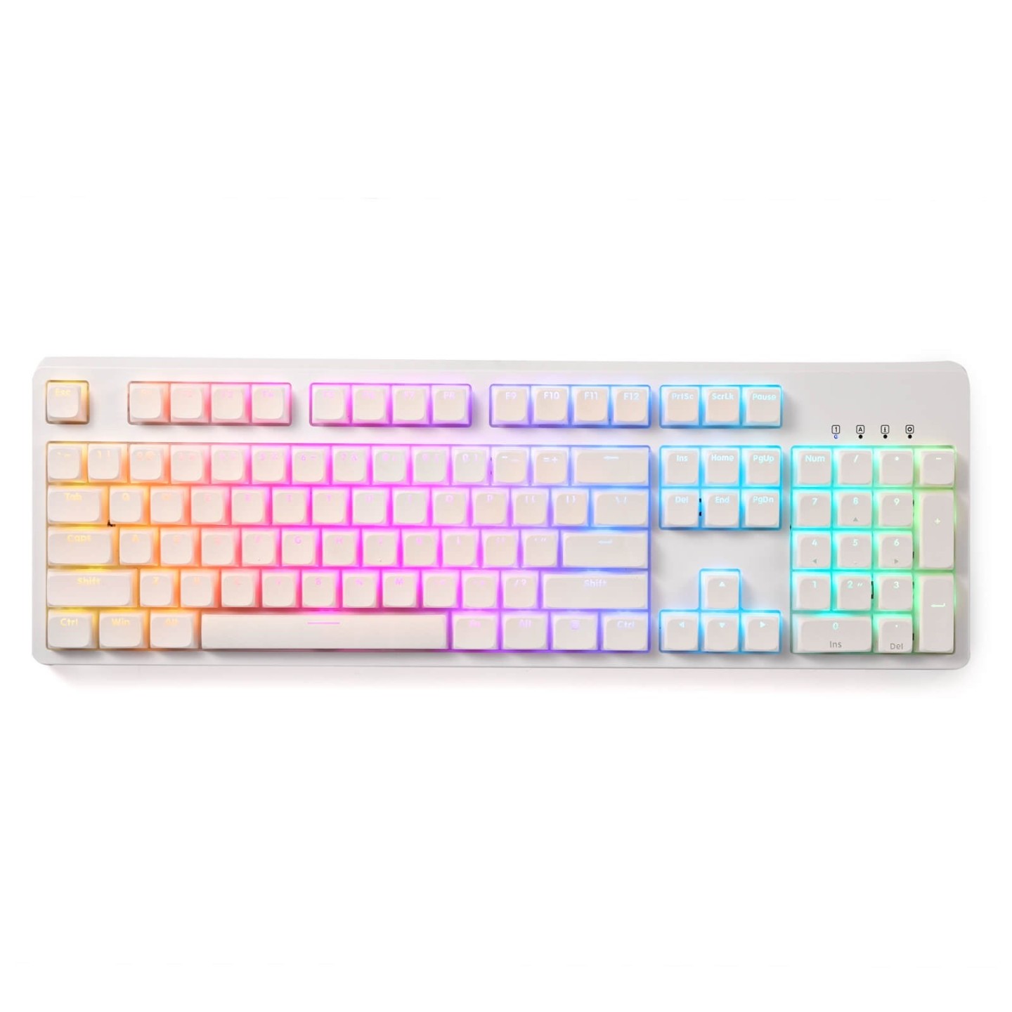 Royal Kludge x LTC – Set de 117 keycaps Pudding PBT double shot, profil XDA