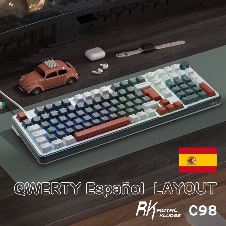 Royal Kludge C98 – clavier magnétique gaming 96 % à effet Hall