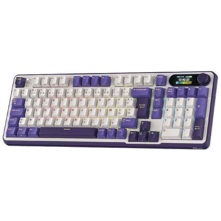 Royal Kludge S98-FR – Clavier mécanique sans fil 96 % AZERTY