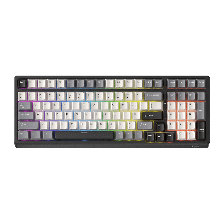 Royal Kludge F99 – Clavier mécanique sans fil 96 % tri-mode