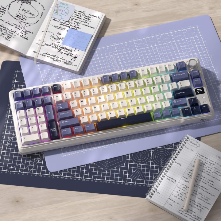 Royal Kludge L98 – Clavier mécanique sans fil 96 % pavé numérique à gauche