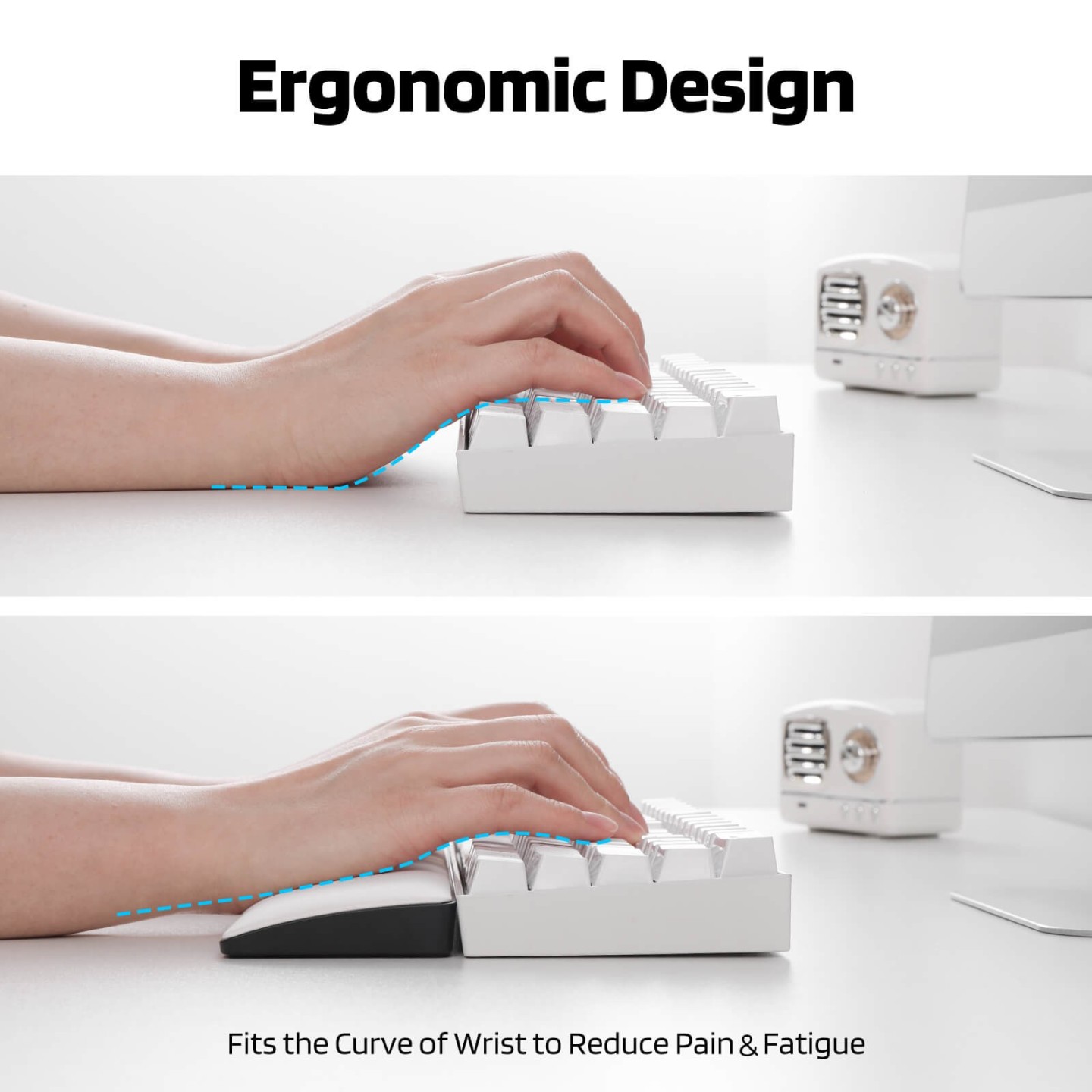 Royal Kludge RK x LTC – repose-poignets pour clavier