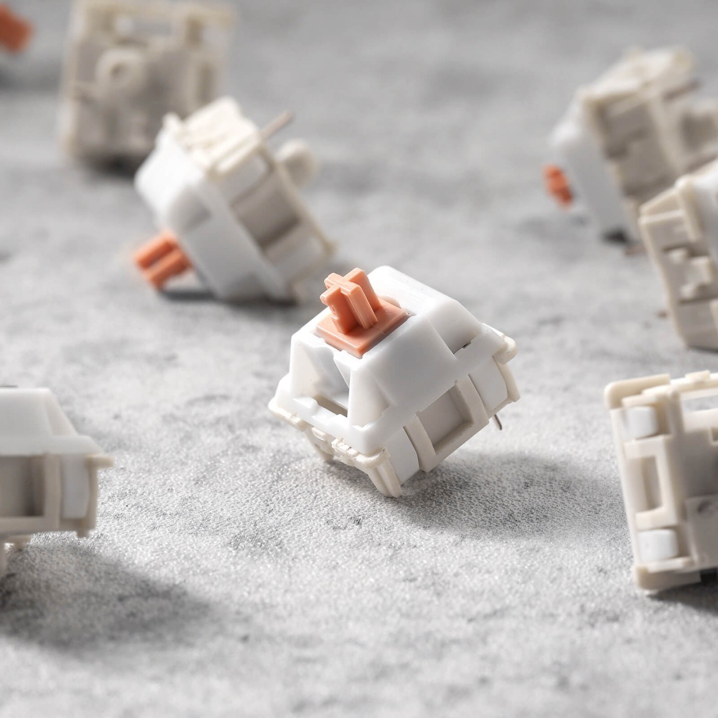 Royal Kludge RK x LTC Panda – switches tactiles pour clavier DIY, lot de 30