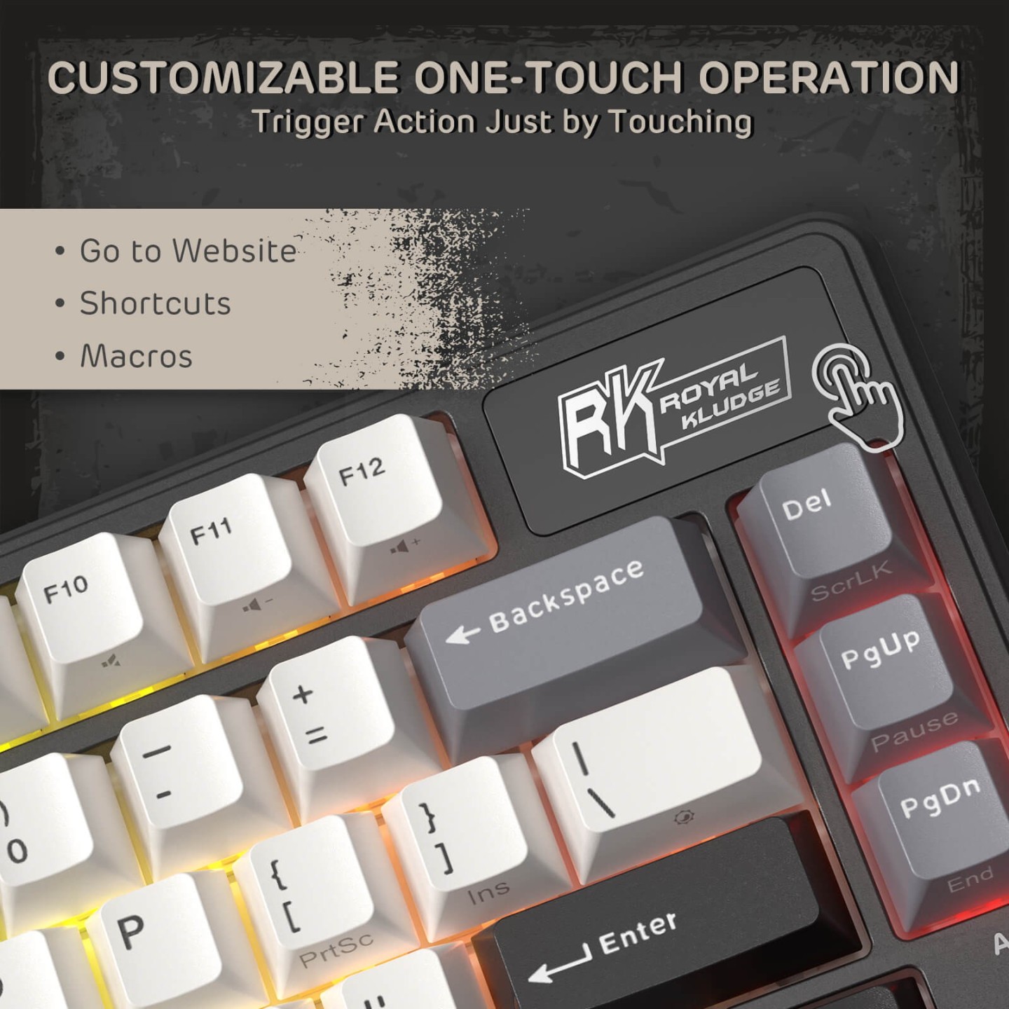 Royal Kludge L75 – Clavier mécanique sans fil tri-mode 75 %