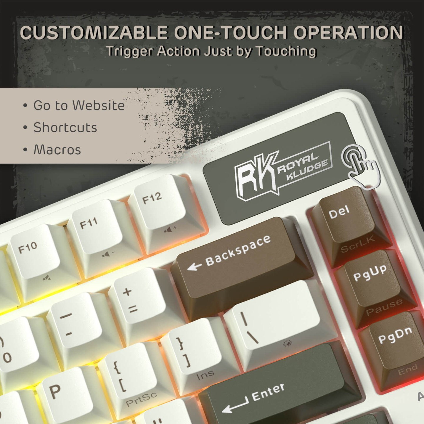 Royal Kludge L75 – Clavier mécanique sans fil tri-mode 75 %