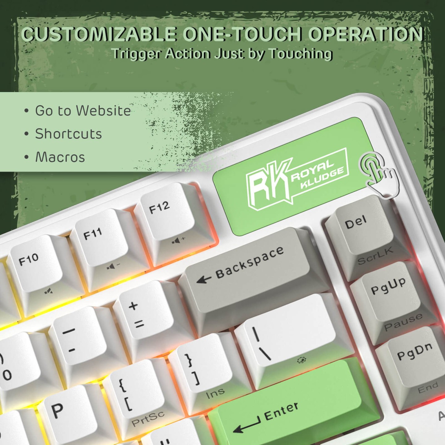 Royal Kludge L75 – Clavier mécanique sans fil tri-mode 75 %