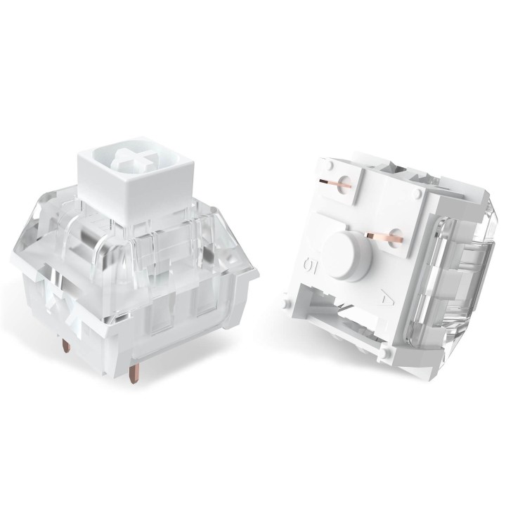 Royal Kludge x LTC – Switches Kailh Box White clicky et tactiles, lot de 30