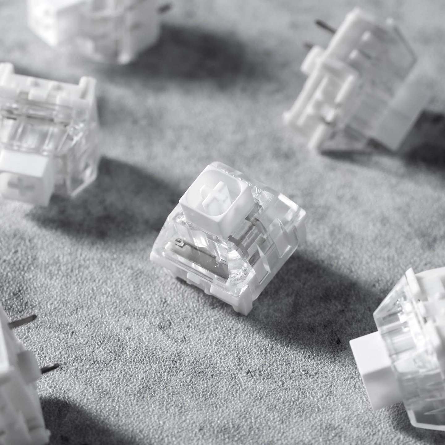 Royal Kludge x LTC – Switches Kailh Box White clicky et tactiles, lot de 30