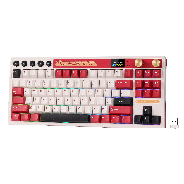 Royal Kludge M87 – Clavier gaming TKL sans fil avec écran LCD et double molette