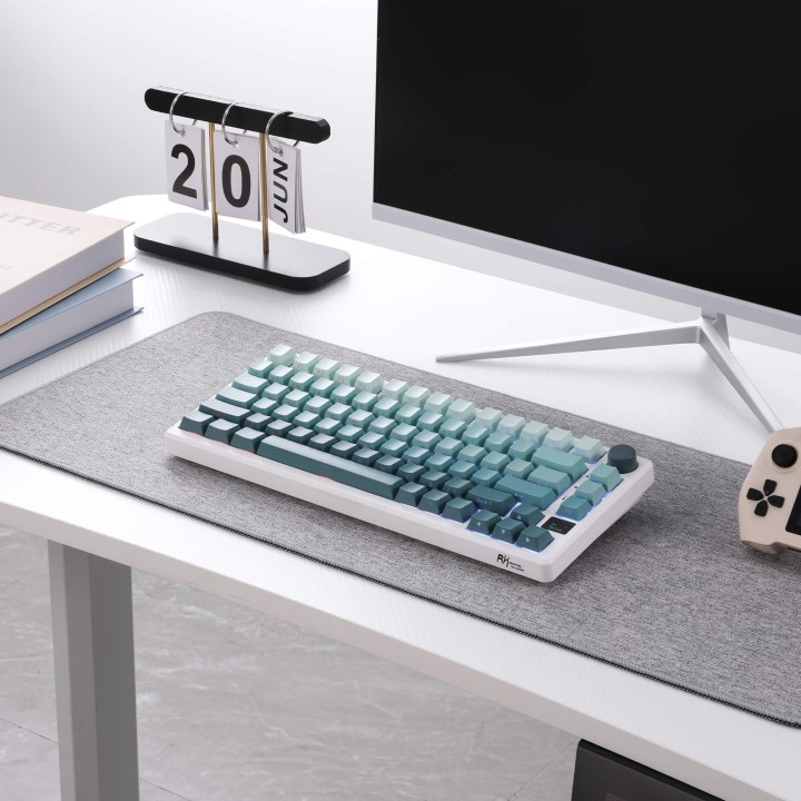 Royal Kludge M75 – clavier gaming sans fil 75 % (keycaps PBT à impression latérale)