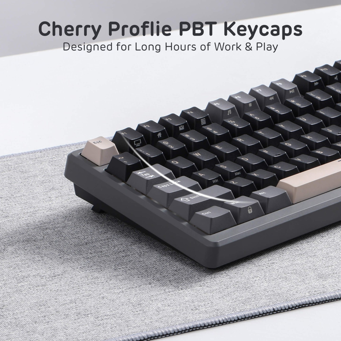 Royal Kludge M75 – clavier gaming sans fil 75 % à montage gasket