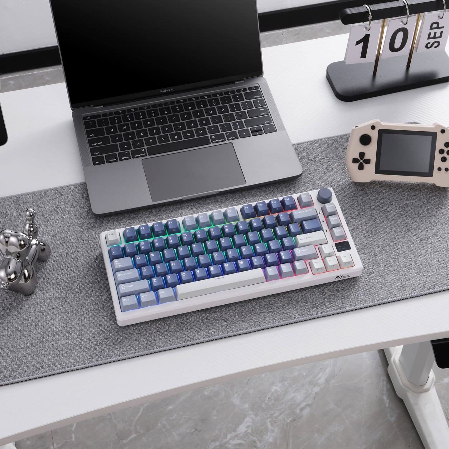 Royal Kludge M75 – clavier gaming sans fil 75 % à montage gasket