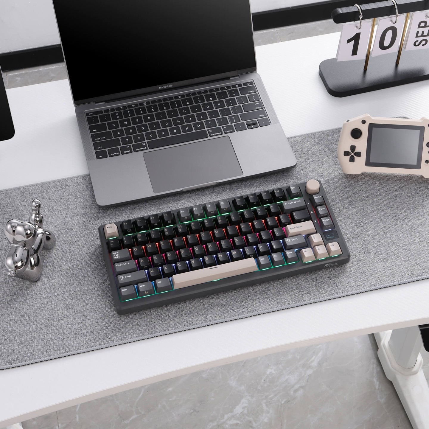 Royal Kludge M75 – clavier gaming sans fil 75 % à montage gasket